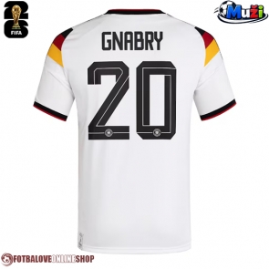 Německo Serge Gnabry #20 Domácí Dres MS 2026 Krátkým Rukávem
