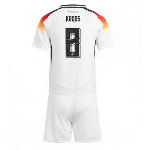 Německo Toni Kroos #8 Domácí dres komplet pro Děti ME 2024 Krátkým Rukávem (+ Krátké kalhoty)