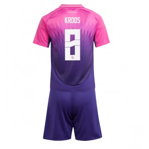 Německo Toni Kroos #8 Venkovní dres komplet pro Děti ME 2024 Krátkým Rukávem (+ Krátké kalhoty)
