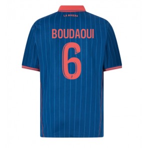 OGC Nice Hicham Boudaoui #6 Alternativní Dres 2025-26 Krátkým Rukávem OGC Nice Hicham Boudaoui #6 Alternativní Dres 2025-26 Krátkým Rukávem