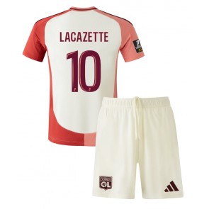 Olympique Lyonnais Alexandre Lacazette #10 Alternativní dres komplet pro Děti 2024-25 Krátkým Rukávem (+ Krátké kalhoty)