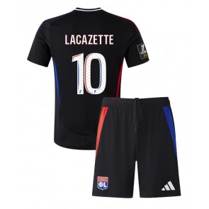 Olympique Lyonnais Alexandre Lacazette #10 Venkovní dres komplet pro Děti 2024-25 Krátkým Rukávem (+ Krátké kalhoty)