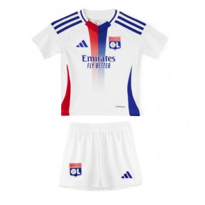 Olympique Lyonnais Domácí dres komplet pro Děti 2024-25 Krátkým Rukávem (+ Krátké kalhoty)