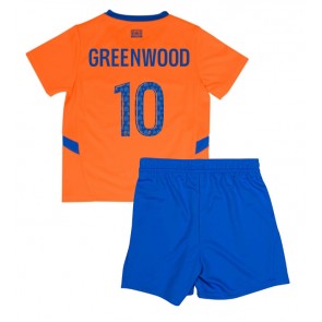 Olympique de Marseille Mason Greenwood #10 Alternativní dres komplet pro Děti 2024-25 Krátkým Rukávem (+ Krátké kalhoty)