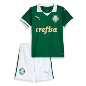 Palmeiras Domácí dres komplet pro Děti 2024-25 Krátkým Rukávem (+ Krátké kalhoty)