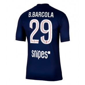 Paris Saint-Germain Bradley Barcola #29 Domácí Dres 2025-26 Krátkým Rukávem