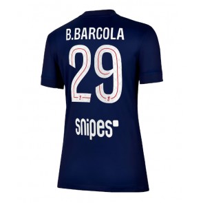 Paris Saint-Germain Bradley Barcola #29 Domácí Dres pro Dámy 2025-26 Krátkým Rukávem Paris Saint-Germain Bradley Barcola #29 Domácí Dres pro Dámy 2025-26 Krátkým Rukávem