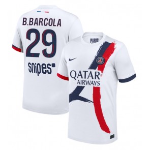 Paris Saint-Germain Bradley Barcola #29 Venkovní Dres 2025-26 Krátkým Rukávem Paris Saint-Germain Bradley Barcola #29 Venkovní Dres 2025-26 Krátkým Rukávem