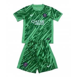 Paris Saint-Germain Brankář Domácí dres komplet pro Děti 2024-25 Krátkým Rukávem (+ Krátké kalhoty)