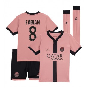 Paris Saint-Germain Fabian Ruiz #8 Alternativní dres komplet pro Děti 2024-25 Krátkým Rukávem (+ Krátké kalhoty)