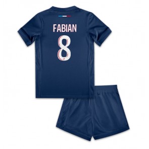Paris Saint-Germain Fabian Ruiz #8 Domácí dres komplet pro Děti 2024-25 Krátkým Rukávem (+ Krátké kalhoty)
