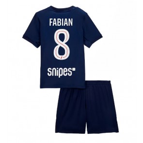 Paris Saint-Germain Fabian Ruiz #8 Domácí dres komplet pro Děti 2025-26 Krátkým Rukávem (+ Krátké kalhoty)
