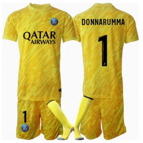 Paris Saint-Germain Gianluigi Donnarumma #1 Brankář Alternativní dres komplet pro Děti 2024-25 Krátkým Rukávem (+ Krátké kalhoty)