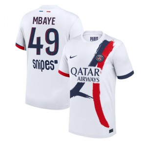 Paris Saint-Germain Ibrahim Mbaye #49 Venkovní Dres 2025-26 Krátkým Rukávem