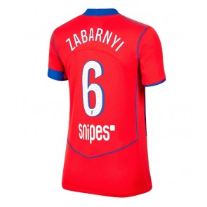 Paris Saint-Germain Illia Zabarnyi #6 Alternativní Dres pro Dámy 2025-26 Krátkým Rukávem Paris Saint-Germain Illia Zabarnyi #6 Alternativní Dres pro Dámy 2025-26 Krátkým Rukávem