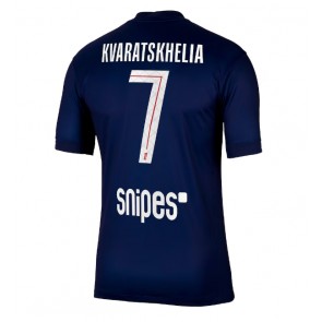 Paris Saint-Germain Khvicha Kvaratskhelia #7 Domácí Dres 2025-26 Krátkým Rukávem