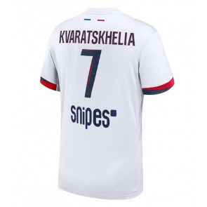 Paris Saint-Germain Khvicha Kvaratskhelia #7 Venkovní Dres 2025-26 Krátkým Rukávem