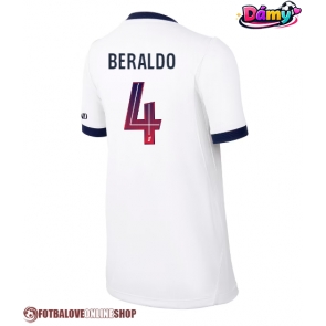 Paris Saint-Germain Lucas Beraldo #4 Venkovní Dres pro Dámy 2026-27 Krátkým Rukávem