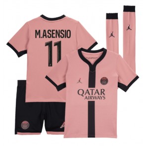 Paris Saint-Germain Marco Asensio #11 Alternativní dres komplet pro Děti 2024-25 Krátkým Rukávem (+ Krátké kalhoty)