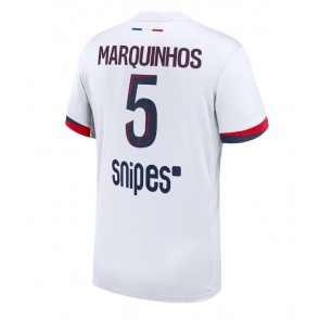 Paris Saint-Germain Marquinhos #5 Venkovní Dres 2025-26 Krátkým Rukávem Paris Saint-Germain Marquinhos #5 Venkovní Dres 2025-26 Krátkým Rukávem