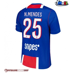 Paris Saint-Germain Nuno Mendes #25 Domácí Dres 2026-27 Krátkým Rukávem