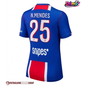 Paris Saint-Germain Nuno Mendes #25 Domácí Dres pro Dámy 2026-27 Krátkým Rukávem