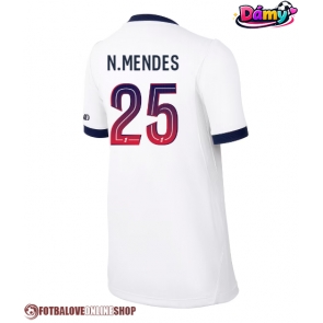 Paris Saint-Germain Nuno Mendes #25 Venkovní Dres pro Dámy 2026-27 Krátkým Rukávem