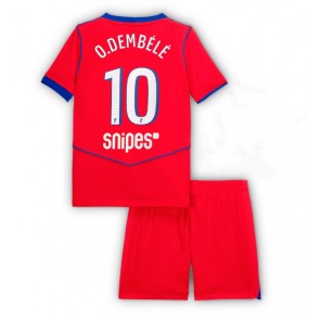 Paris Saint-Germain Ousmane Dembele #10 Alternativní dres komplet pro Děti 2025-26 Krátkým Rukávem (+ Krátké kalhoty)