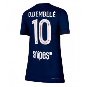 Paris Saint-Germain Ousmane Dembele #10 Domácí Dres pro Dámy 2025-26 Krátkým Rukávem