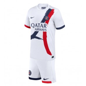 Paris Saint-Germain Venkovní dres komplet pro Děti 2024-25 Krátkým Rukávem (+ Krátké kalhoty)