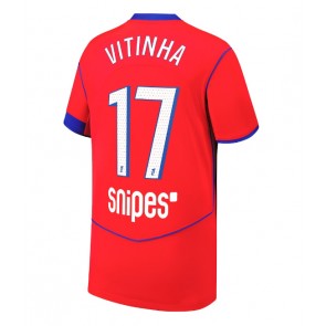 Paris Saint-Germain Vitinha #17 Alternativní Dres 2025-26 Krátkým Rukávem Paris Saint-Germain Vitinha #17 Alternativní Dres 2025-26 Krátkým Rukávem