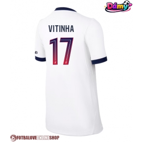 Paris Saint-Germain Vitinha #17 Venkovní Dres pro Dámy 2026-27 Krátkým Rukávem