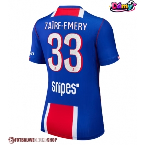 Paris Saint-Germain Warren Zaire-Emery #33 Domácí Dres pro Dámy 2026-27 Krátkým Rukávem