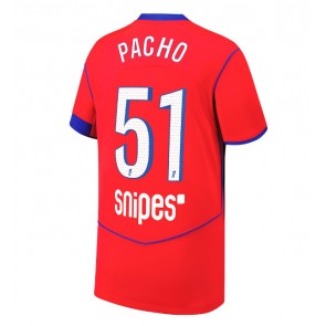Paris Saint-Germain Willian Pacho #51 Alternativní Dres 2025-26 Krátkým Rukávem Paris Saint-Germain Willian Pacho #51 Alternativní Dres 2025-26 Krátkým Rukávem