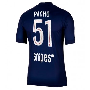 Paris Saint-Germain Willian Pacho #51 Domácí Dres 2025-26 Krátkým Rukávem