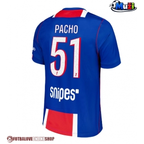 Paris Saint-Germain Willian Pacho #51 Domácí Dres 2026-27 Krátkým Rukávem