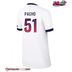 Paris Saint-Germain Willian Pacho #51 Venkovní Dres pro Dámy 2026-27 Krátkým Rukávem