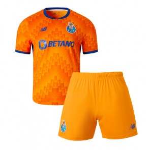 Porto Venkovní dres komplet pro Děti 2024-25 Krátkým Rukávem (+ Krátké kalhoty)