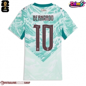 Portugalsko Bernardo Silva #10 Venkovní Dres pro Dámy MS 2026 Krátkým Rukávem