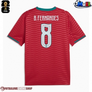 Portugalsko Bruno Fernandes #8 Domácí Dres MS 2026 Krátkým Rukávem