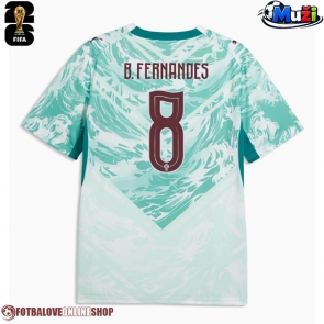 Portugalsko Bruno Fernandes #8 Venkovní Dres MS 2026 Krátkým Rukávem