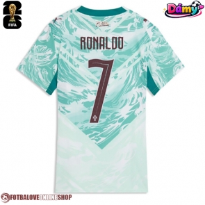 Portugalsko Cristiano Ronaldo #7 Venkovní Dres pro Dámy MS 2026 Krátkým Rukávem
