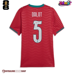 Portugalsko Diogo Dalot #5 Domácí Dres pro Dámy MS 2026 Krátkým Rukávem