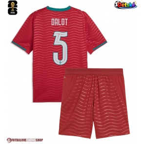 Portugalsko Diogo Dalot #5 Domácí dres komplet pro Děti MS 2026 Krátkým Rukávem (+ Krátké kalhoty)