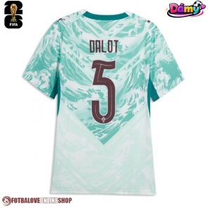 Portugalsko Diogo Dalot #5 Venkovní Dres pro Dámy MS 2026 Krátkým Rukávem