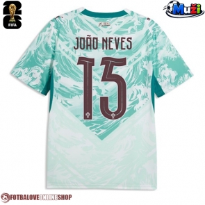 Portugalsko Joao Neves #15 Venkovní Dres MS 2026 Krátkým Rukávem
