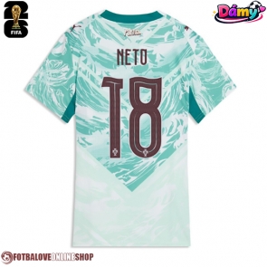 Portugalsko Pedro Neto #18 Venkovní Dres pro Dámy MS 2026 Krátkým Rukávem