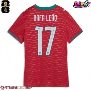 Portugalsko Rafael Leao #17 Domácí Dres pro Dámy MS 2026 Krátkým Rukávem