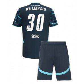 RB Leipzig Benjamin Sesko #30 Alternativní dres komplet pro Děti 2024-25 Krátkým Rukávem (+ Krátké kalhoty)