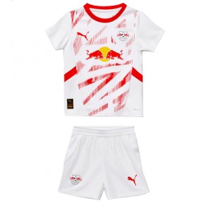 RB Leipzig Domácí dres komplet pro Děti 2024-25 Krátkým Rukávem (+ Krátké kalhoty)